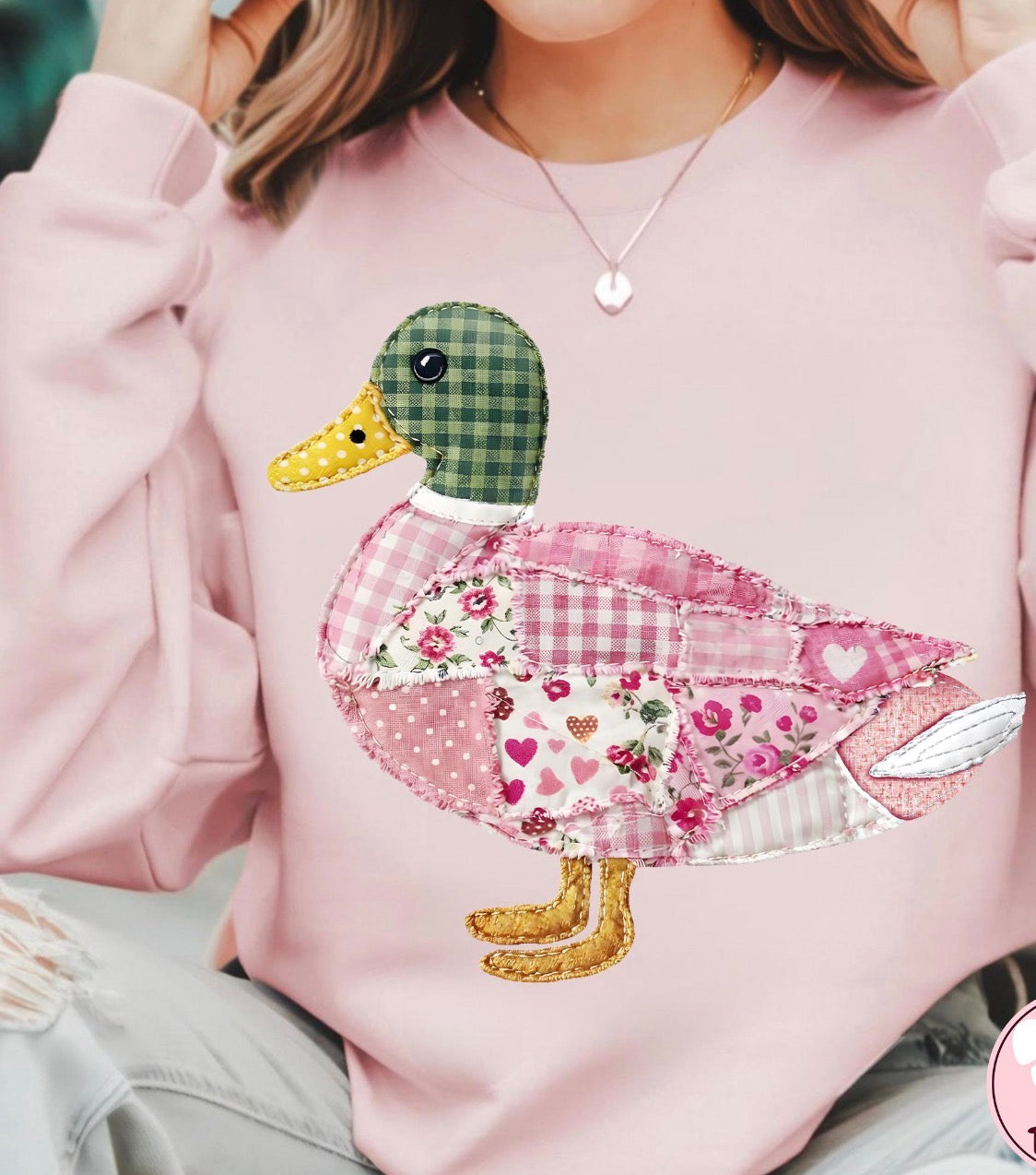 Mallard patchwork sweatshirt