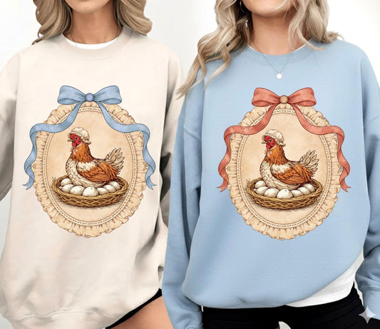 thrifting coquette sweatshirts