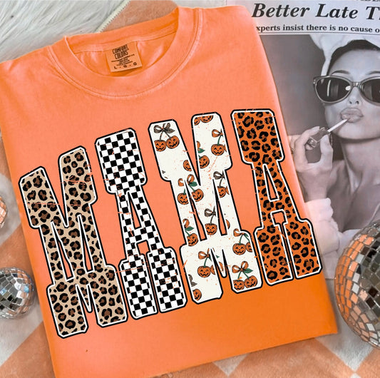 Pumpkin mama Comfort color