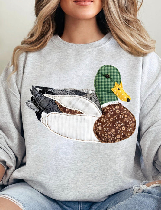 Mallard patchwork sweatshirt