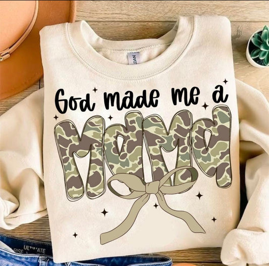 God made me a mama camo