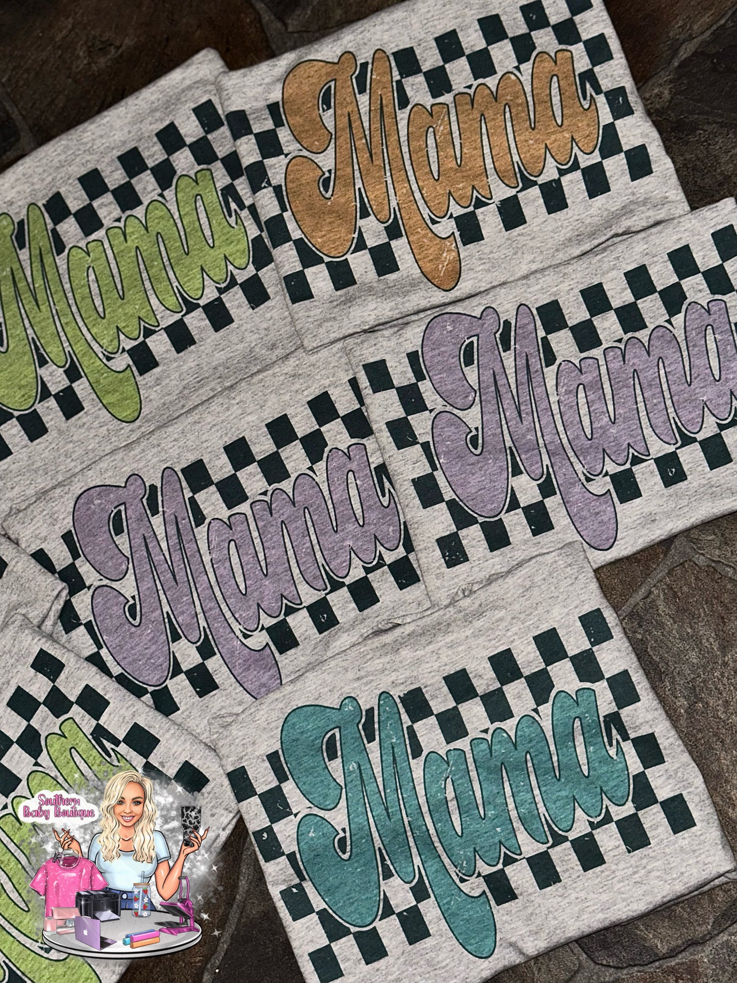 Mama checkered