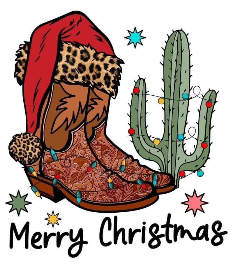 Random shirt sale •Western Christmas•