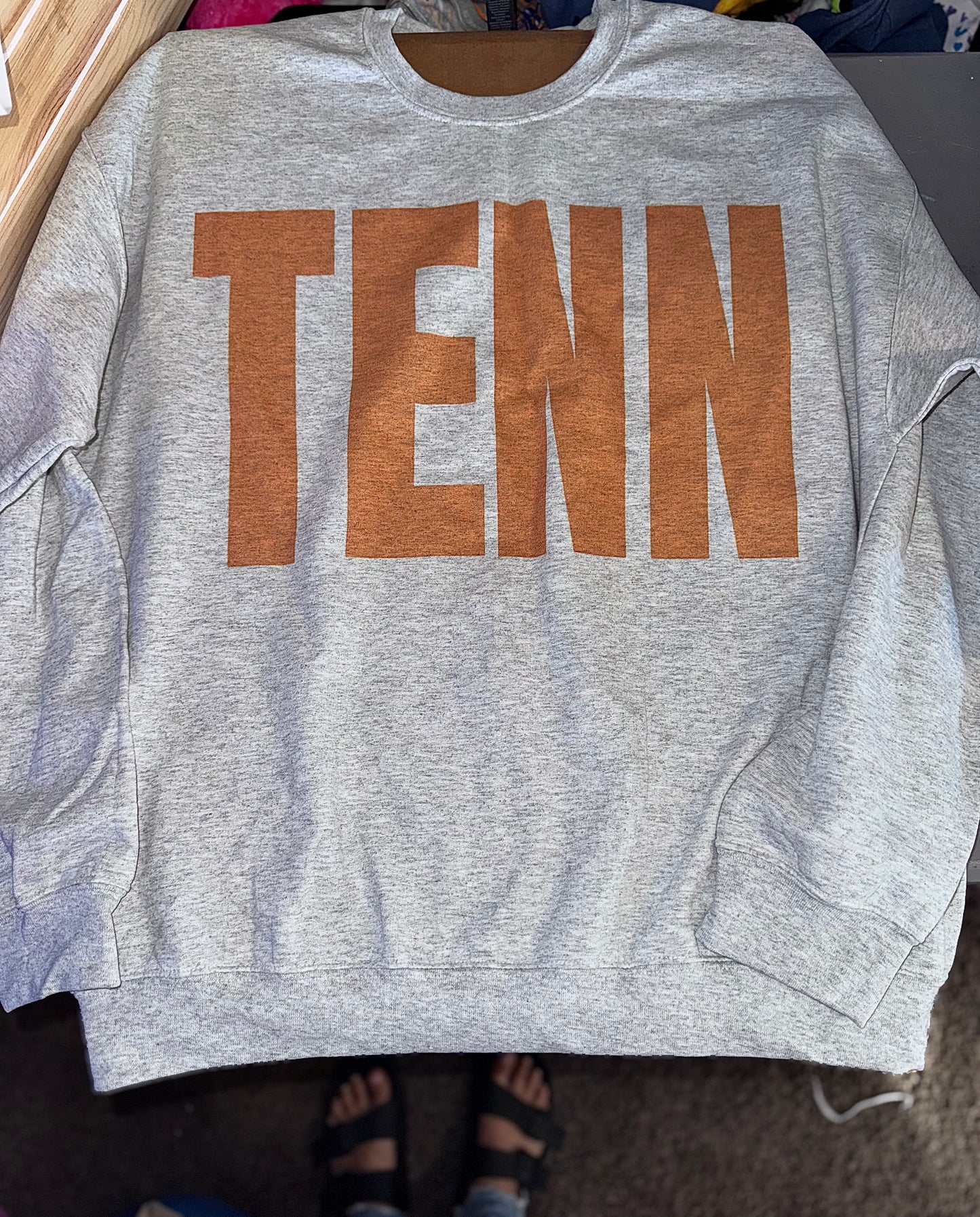 State/school crewneck cardigans