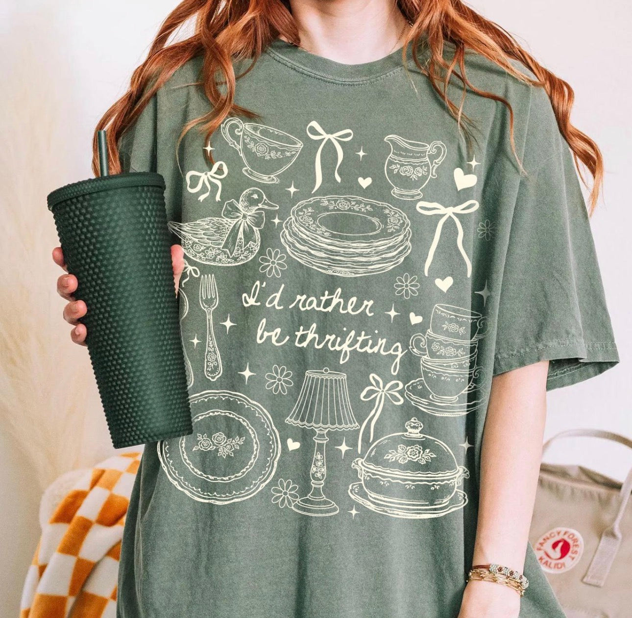 I’d rather be thrifting tee