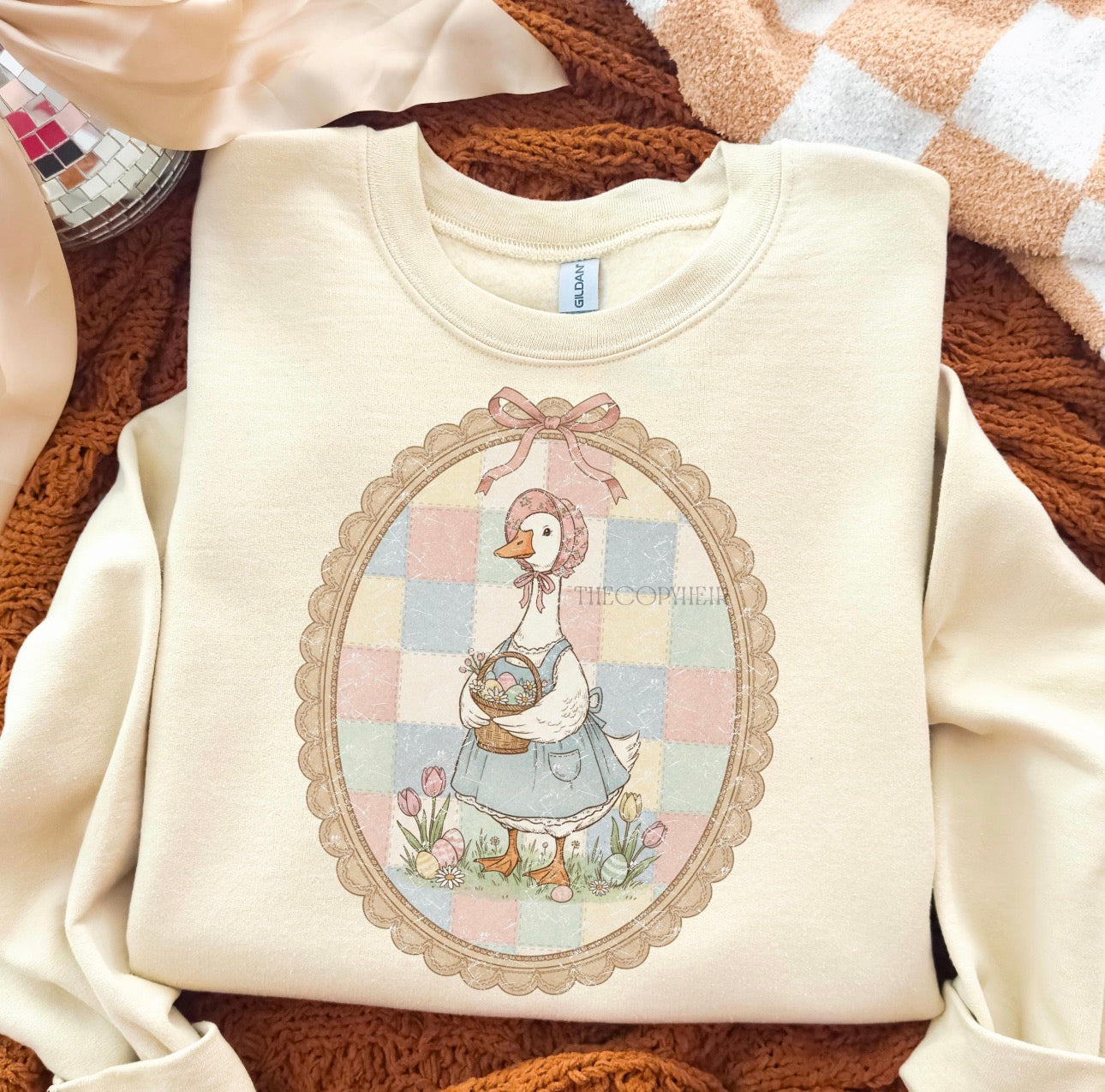 thrifting coquette sweatshirts