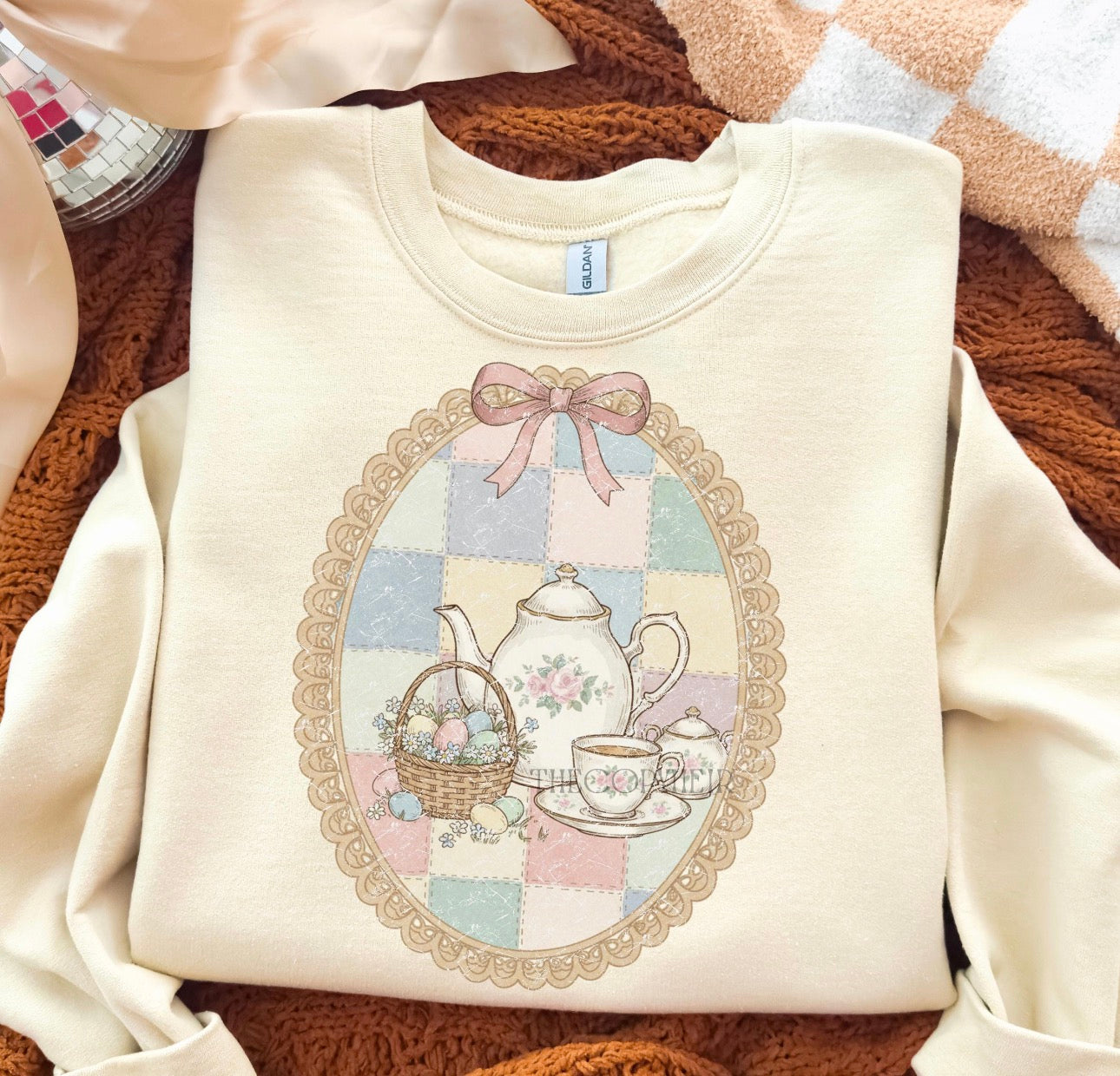 thrifting coquette sweatshirts