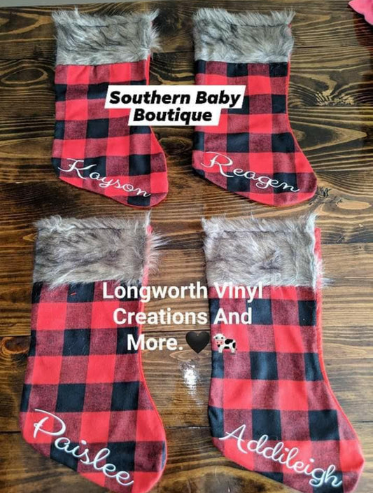Custom name stockings