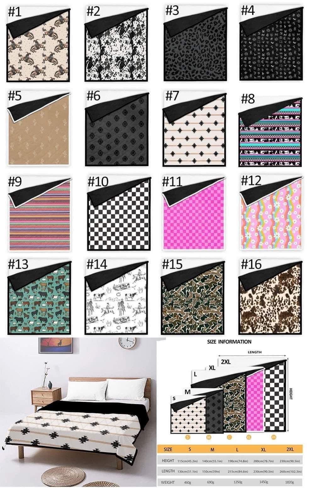 ⭐️ Quilted blankets ⭐️ preorder arrives end of April