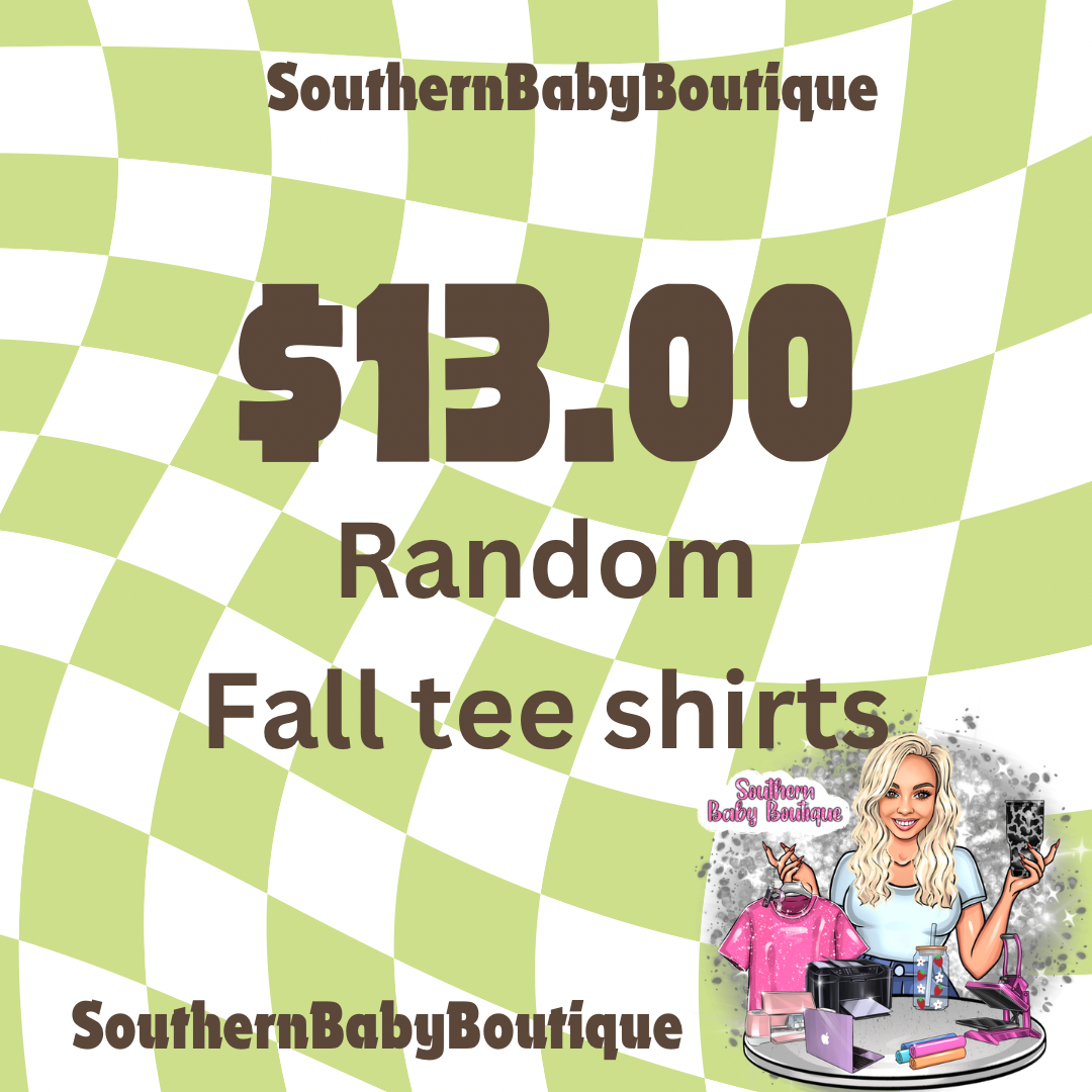 $13.00 random fall tees