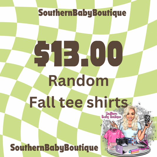 $13.00 random fall tees