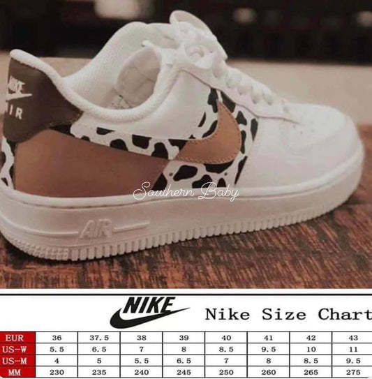 Cow print Nike shoes “dupe” ✨Preorder✨