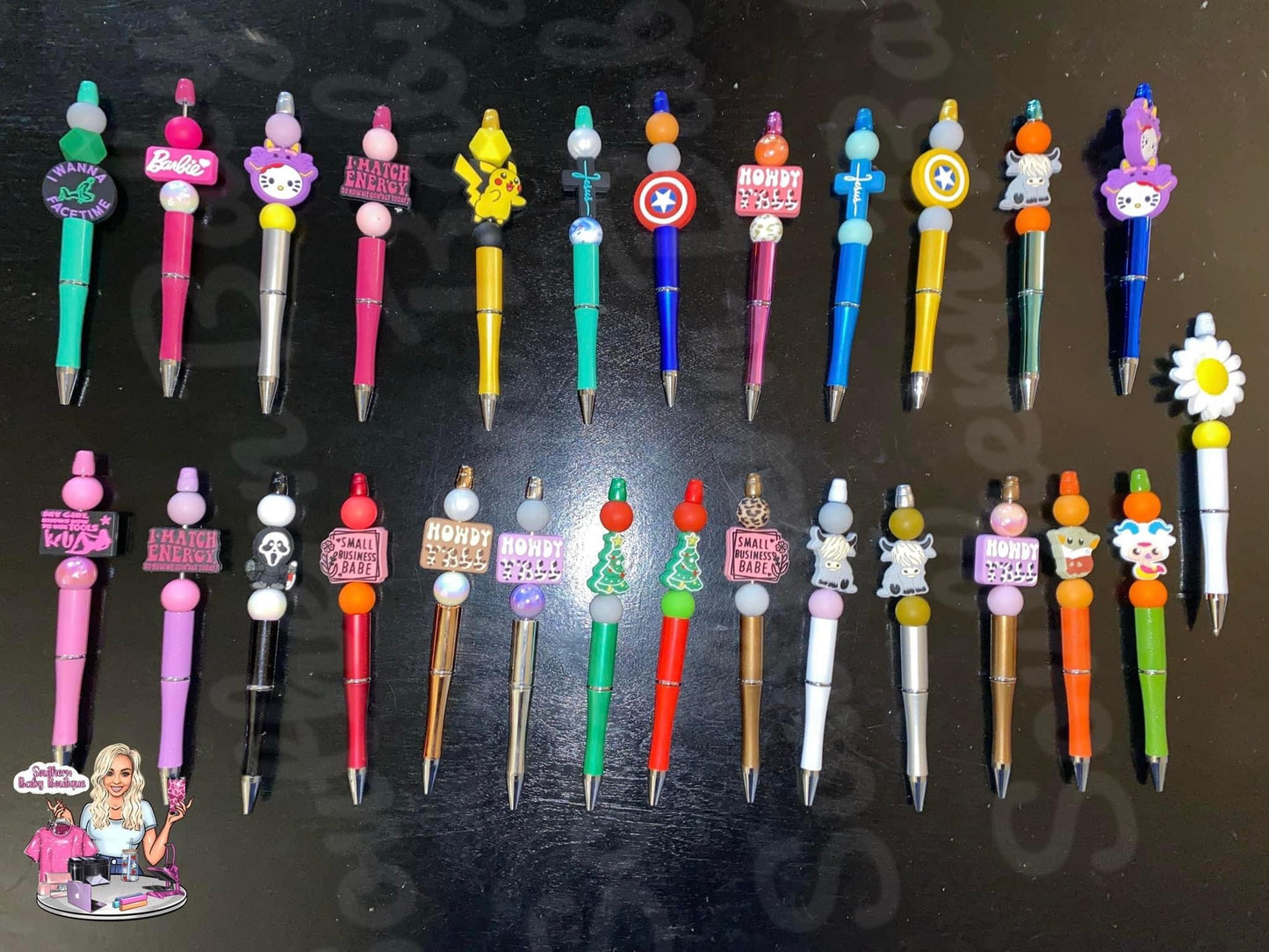 Focal beaded pens 🖊️