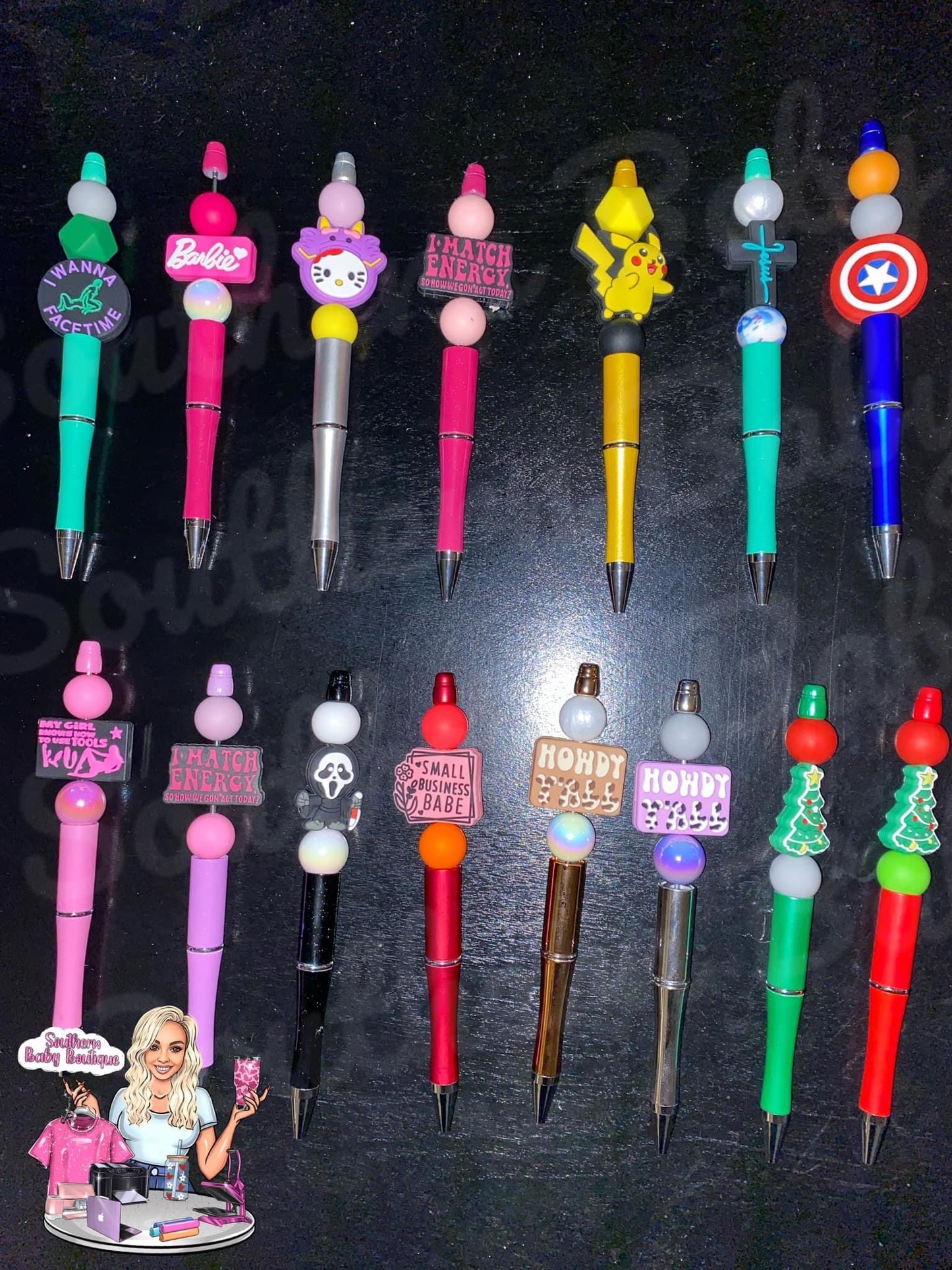Focal beaded pens 🖊️