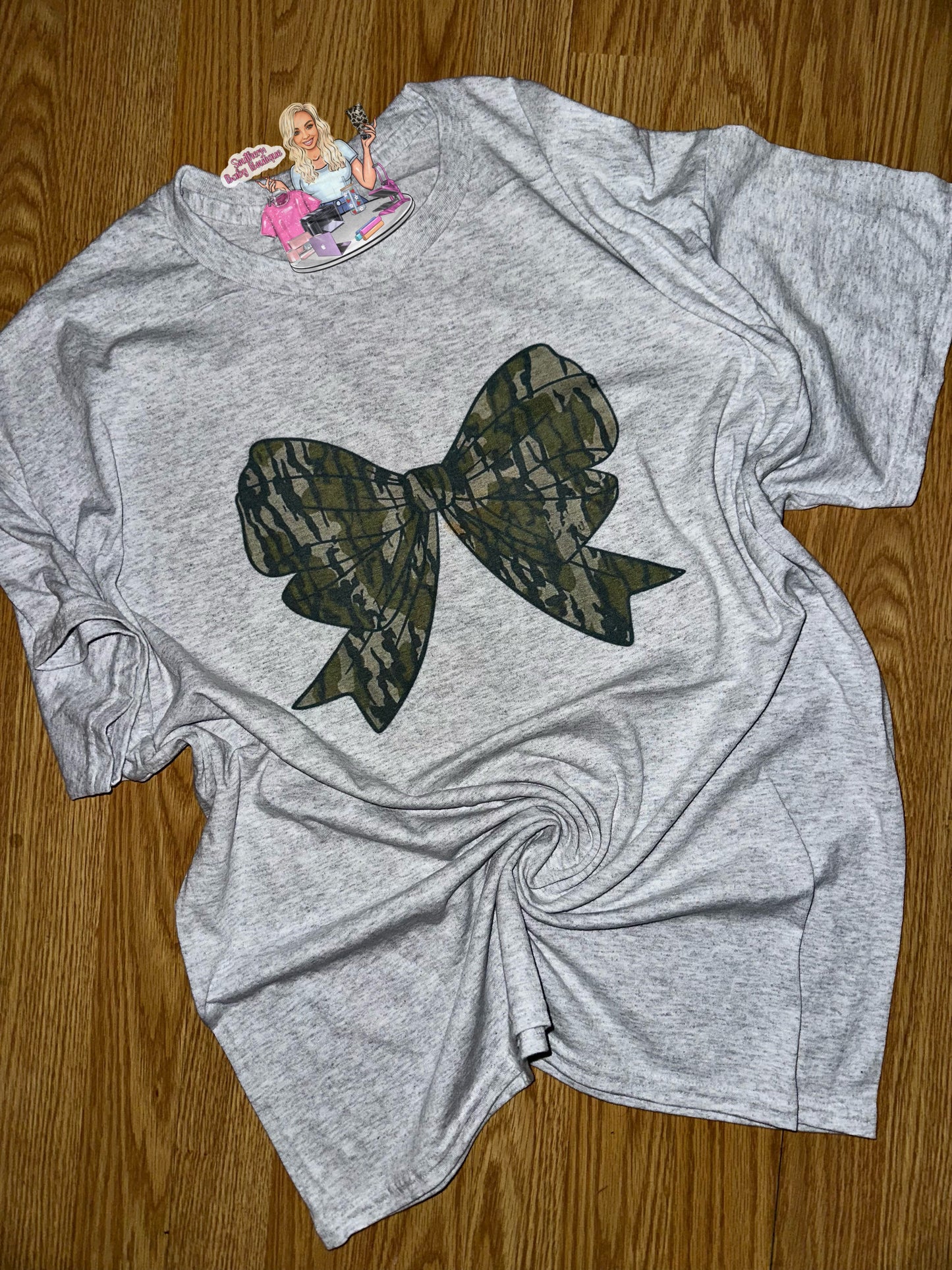 Camo Bow Tee
