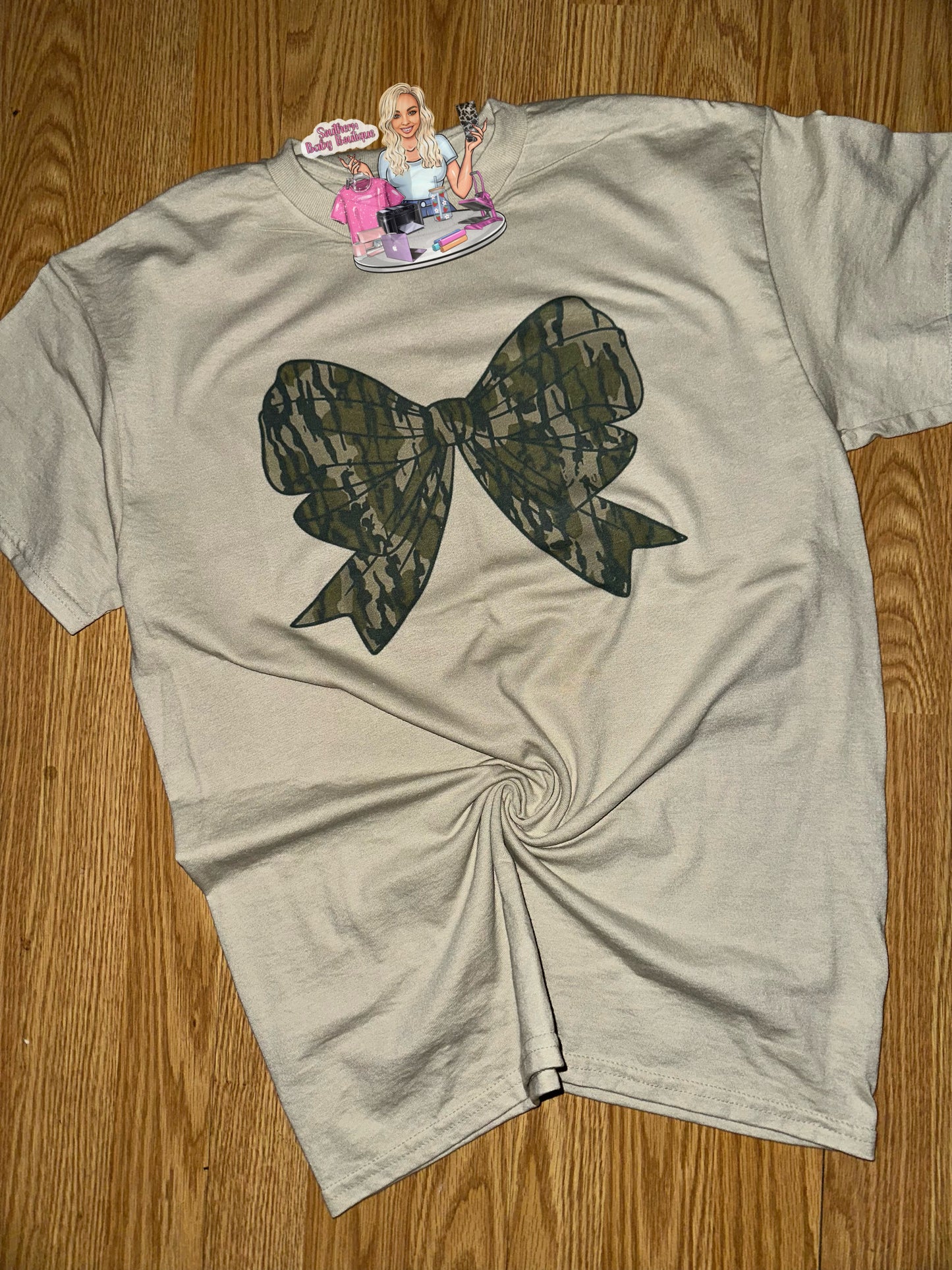 Camo Bow Tee