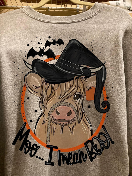 “Moo.. I mean boo” Short sleeve Tee