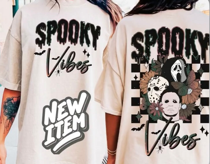 Spooky vibes short sleeve tee