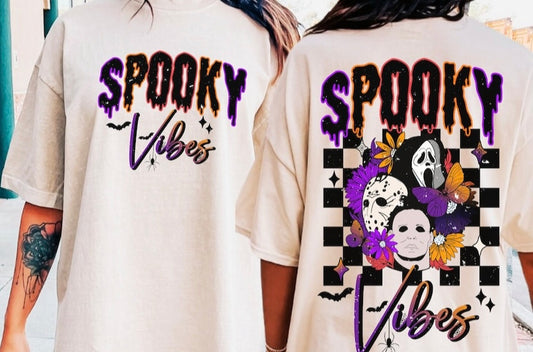 Spooky vibes short sleeve tee